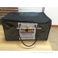 New design black non-woven packaging bag small bedding quality products